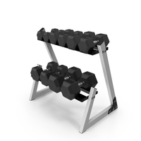 Clean Dumbbell Stand PNG & PSD Images