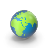 Globe Blue Green PNG & PSD Images