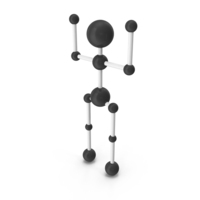 Black Succes Stickman Figure PNG & PSD Images