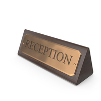 Reception Desk Sign PNG & PSD Images