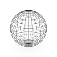 Black Wire Globe PNG & PSD Images