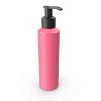 Cosmetic Bottle Pink PNG & PSD Images