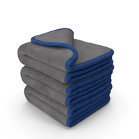 Clean Car Wash Drying Towel Stack PNG & PSD Images