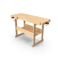 Clean Wood Working Bench PNG & PSD Images