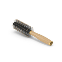 Hairbrush With Wooden Handle PNG & PSD Images