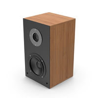 Wooden Stereo Speakers PNG & PSD Images