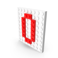 Building Toy Brick Number 0 PNG & PSD Images