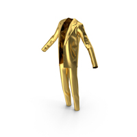 Gold Pants And Blazer PNG & PSD Images
