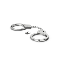 Silver Handcuffs PNG & PSD Images