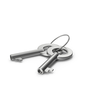 Silver Handcuff Keys PNG & PSD Images