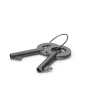 Black Handcuff Keys PNG & PSD Images