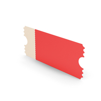 Red Ticket PNG & PSD Images