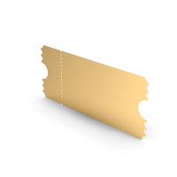Gold Ticket PNG & PSD Images