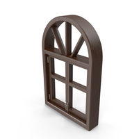 Round Brown Window PNG & PSD Images
