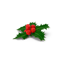 Christmas Decoration Sprig Holly PNG & PSD Images