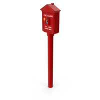 Vintage Fire Alarm Box PNG & PSD Images