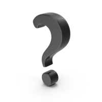 Question Mark Black PNG & PSD Images