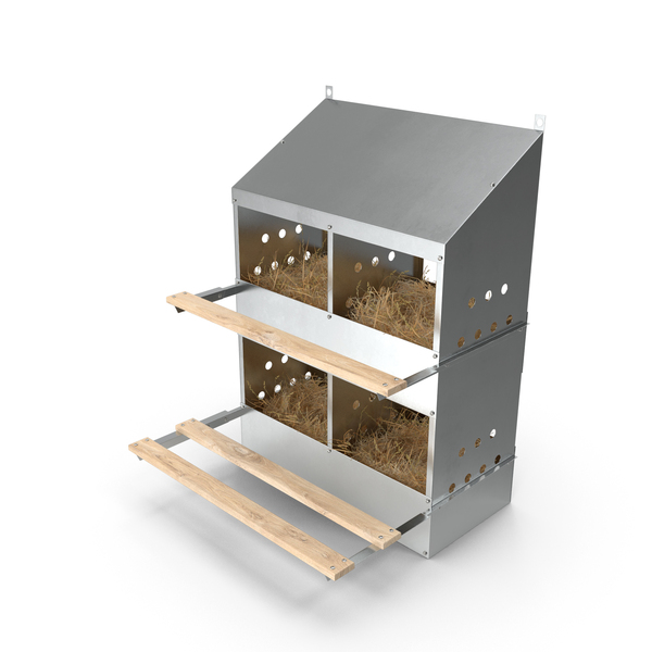 4 Hole Metal Chicken Nesting Box PNG & PSD Images