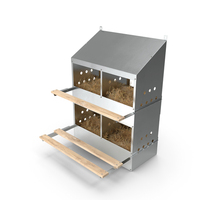 4 Hole Metal Chicken Nesting Box PNG & PSD Images