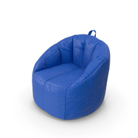 Bean Bag Big Joe Blue PNG & PSD Images