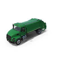 Medium Duty Garbage Truck PNG & PSD Images