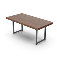 Dark Wood Dining Table PNG & PSD Images