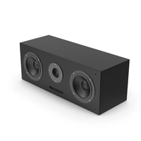 Black Stereo Speaker PNG & PSD Images