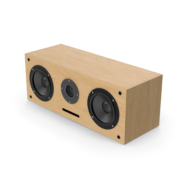 Wooden Stereo Speaker PNG & PSD Images