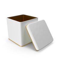 Open Tin White PNG & PSD Images
