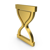 Gold Full Top Hourglass Icon PNG & PSD Images