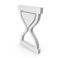 White Full Top Hourglass Icon PNG & PSD Images