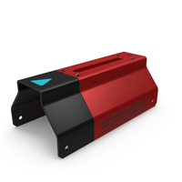 SciFi Element Red PNG & PSD Images