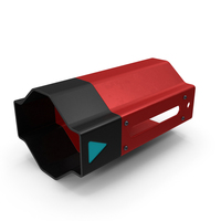 SciFi Element Red PNG & PSD Images