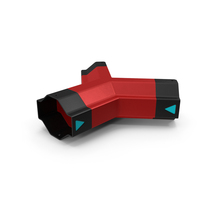 SciFi Element Red PNG & PSD Images