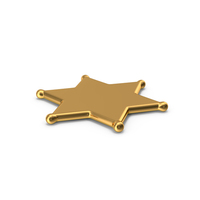 Sheriff Star Side PNG & PSD Images