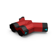 SciFi Element Red PNG & PSD Images