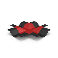 SciFi Element Red PNG & PSD Images