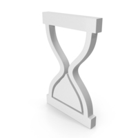 GLASS HOURS BOTTOM FULL ICON WHITE PNG & PSD Images