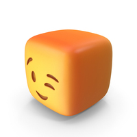 Wink Face Emoji PNG & PSD Images