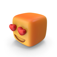 Heart Eyes Face Emoji PNG & PSD Images