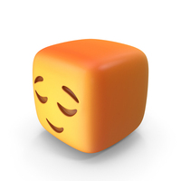Content Face Emoji PNG & PSD Images