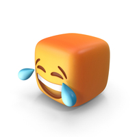 Laughing With Tears Face Emoji PNG & PSD Images