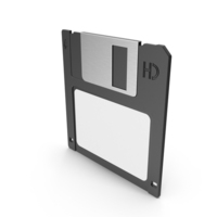 Black Floppy Disk PNG & PSD Images