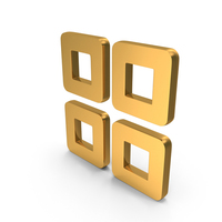 Four Square Box Frame View Icon PNG & PSD Images