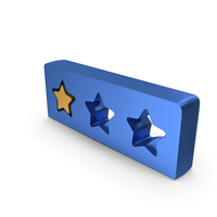 Rectangle Box With 1 Star Symbol PNG & PSD Images
