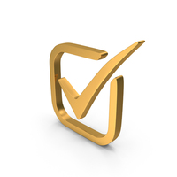 Tick Mark In Square Symbol PNG & PSD Images