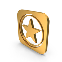 Square Frame With Star Inside PNG & PSD Images