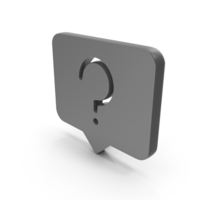 Question Speech Chat Pin Symbol PNG & PSD Images