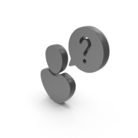 User Question Mark Web Icon PNG & PSD Images