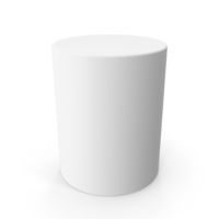 Basic White Cylinder PNG & PSD Images